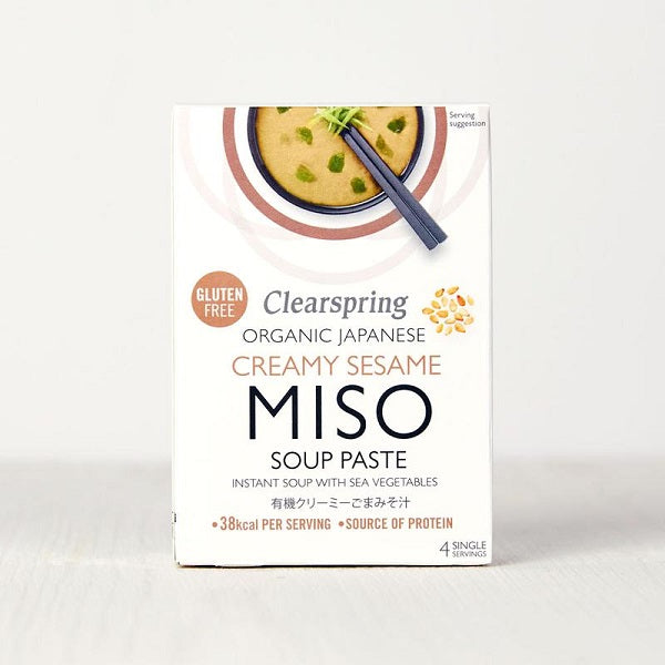 Clearspring Organic Instant Miso Soup Paste - Creamy Sesame 15g
