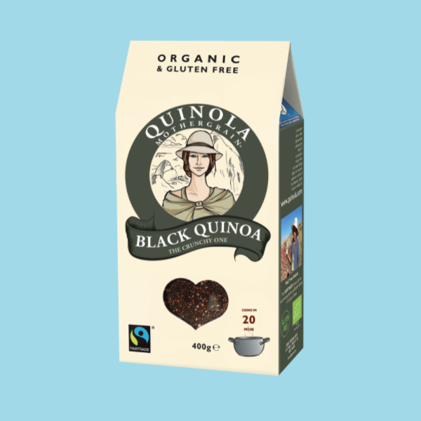 Quinola Organic Gluten-Free Crunchy Black Quinoa 400g