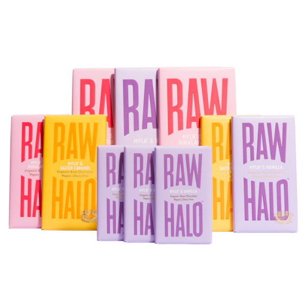 Raw Halo Vegan Mylk Chocolate Gift Collection (10 Bars)