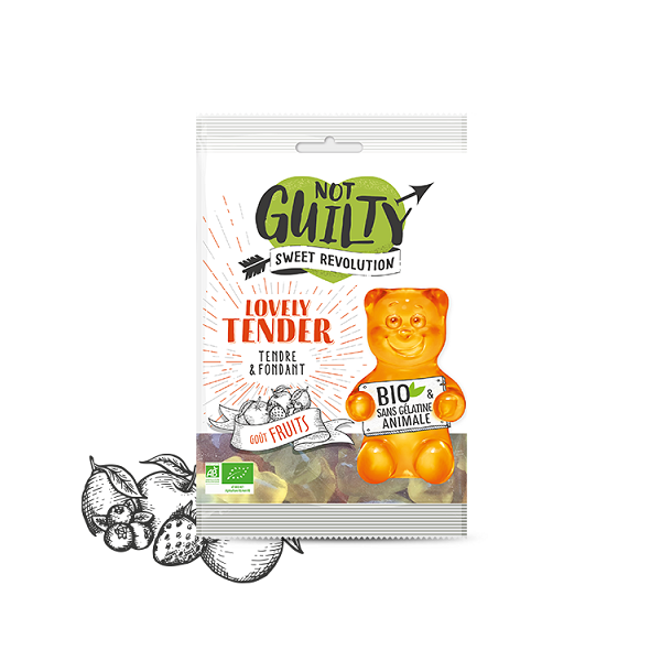 Not Guilty Lovely Tender Fruit Jelly Sweets 100g