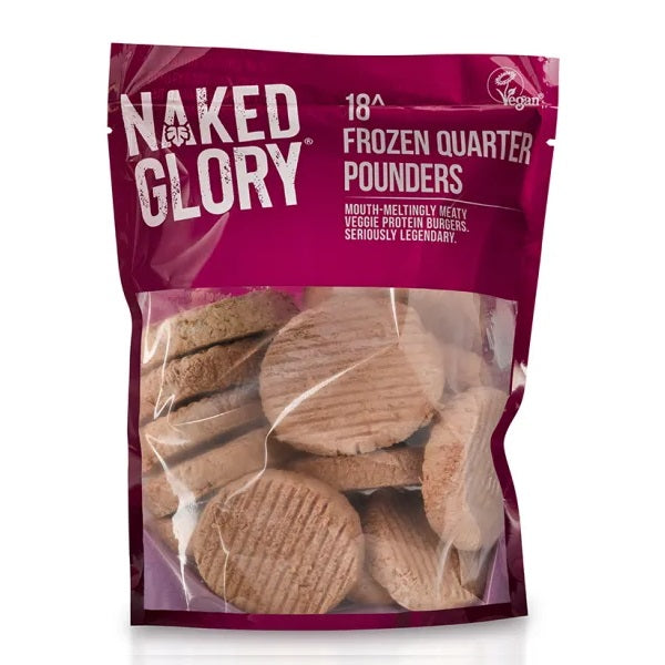Naked Glory Meat-Free Vegan Burgers (Jumbo Pack) 1.9kg