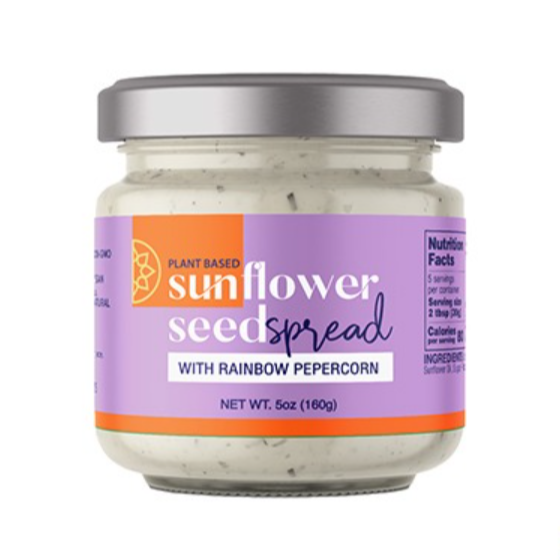 Namaste Vegan Sunflower Seed Spread With Rainbow Peppercorn 160g