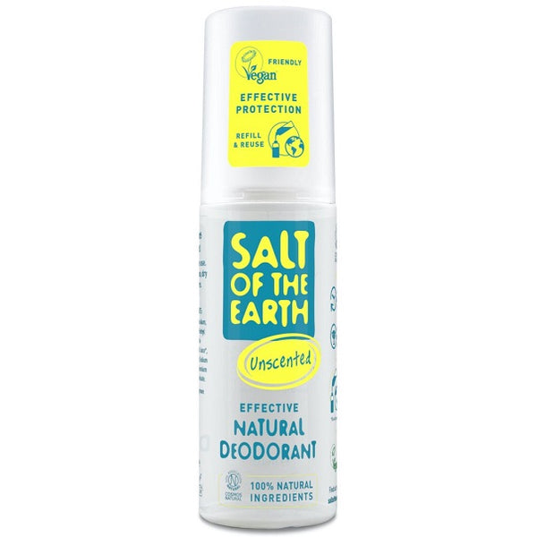 Salt Of The Earth - Unscented Natural Deodorant Spray 100ml