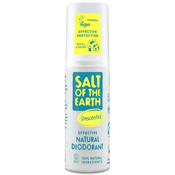 Salt Of The Earth - Unscented Natural Deodorant Spray 100ml