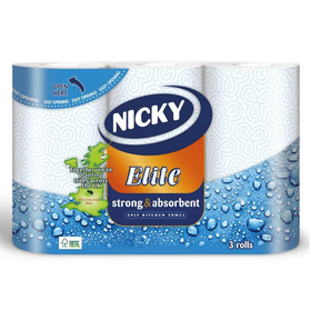 Nicky Elite 3ply Kitchen Towels (3pk)