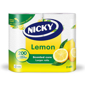 Nicky Lemon 2ply Kitchen Towel (2pk)