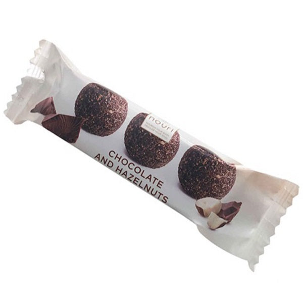 Nouri Chocolate & Hazelnut Truffles 30g