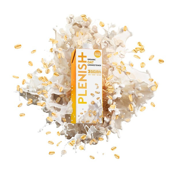 Plenish Unsweetened Oat Fortified Chilled M*Lk 1Ltr (2pk)