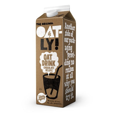 Oatly Oat Drink Chocolate Deluxe 1L (Twin Pack)