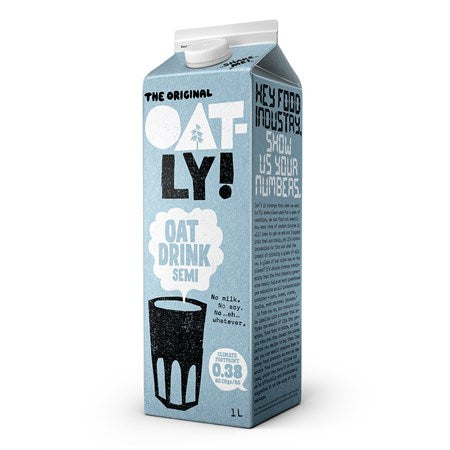 Oatly Oat Drink Semi 1L (Twin Pack)