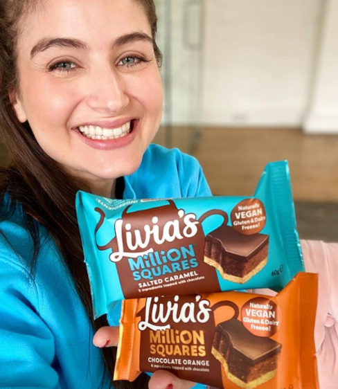 Livia's Salted Caramel Million Squares 60g