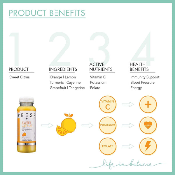 PRESS - Sweet Citrus Juice Drink
