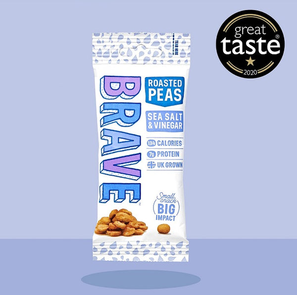 Brave Roasted Peas - Sea Salt & Vinegar 35g