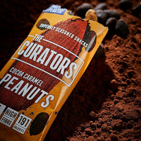 The Curators Cocoa Caramel Peanuts 35g (6pk)