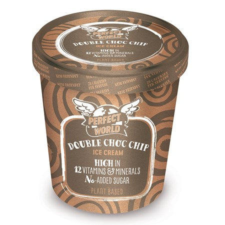 Perfect World Double Choc Chip Vegan Ice Cream 500ml