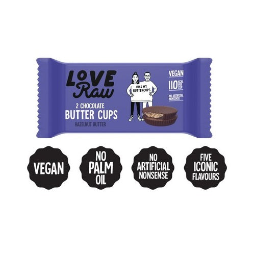 LoveRaw Chocolate Hazelnut Butter Cups