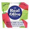 Real Olive Co. Chilli & Garlic Tricolore Olives Deli Pot 185g