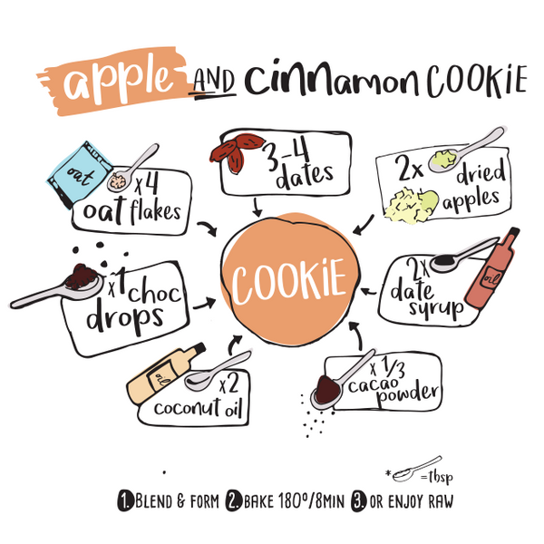Rookies Apple & Cinnamon Cookie 40g