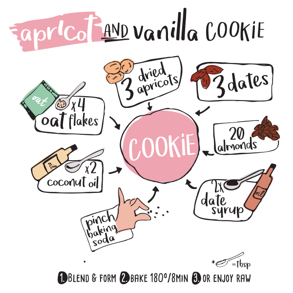 Rookies Apricot & Vanilla Cookie 40g