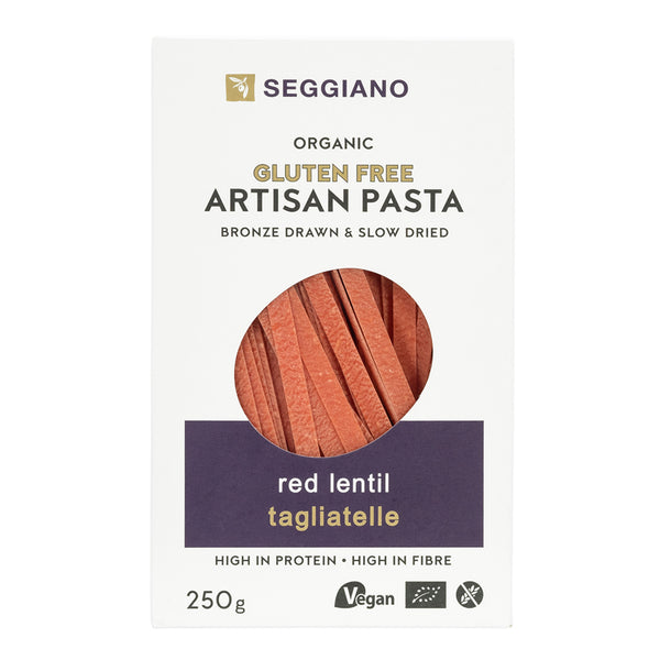 Seggiano Organic Gluten Free Red Lentil Tagliatelle 250g