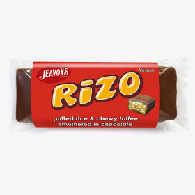 Jeavons Rizo Toffee Crispy Chocolate Bar 50g