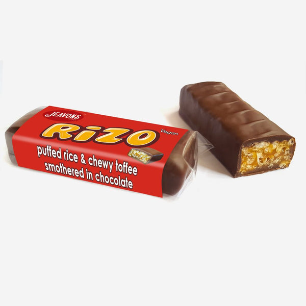 Jeavons Rizo Toffee Crispy Chocolate Bar 50g