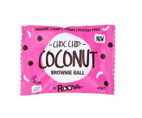 RooBar Brownie Ball - Choc Chip Coconut
