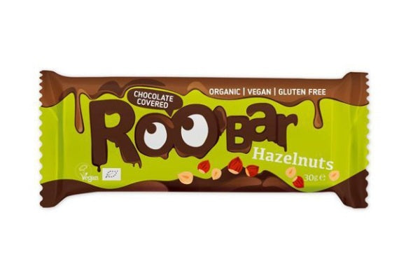 RooBar Chocolate Covered Hazelnut Bar