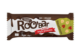 RooBar High Protein Chocolate Covered Hazelnut Bar