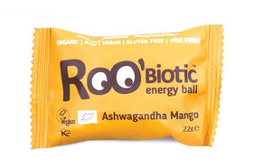 RooBar Roobiotic Ashwagandha & Mango Energy Ball