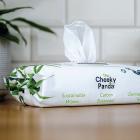 The Cheeky Panda Biodegradable Bamboo Antibacterial Multi Surface Wipes (100pk)