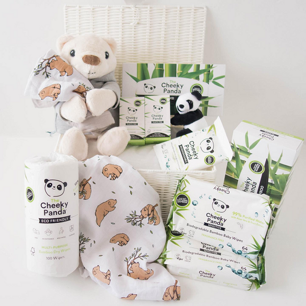 The Cheeky Panda Eco Friendly Multi Purpose Bamboo Dry Wipes (100pk)