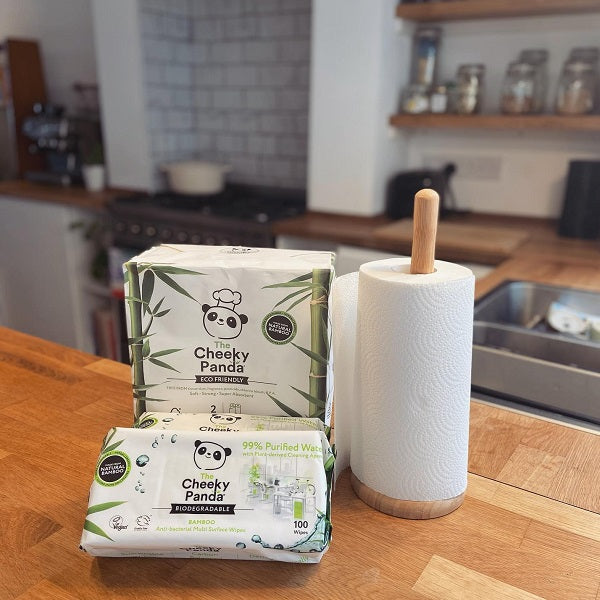The Cheeky Panda Sustainable Bamboo Kitchen Rolls (2pk)