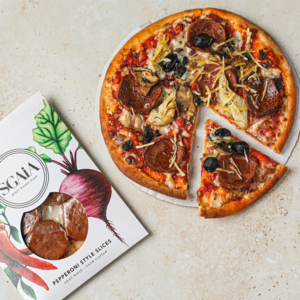 SGAiA Vegan Pepperoni Style Slices 150g