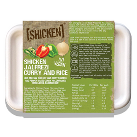 [SHICKEN] Jalfrezi Curry & Rice - Vegan Ready Meal
