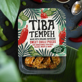 Tiba Tempeh Organic Sweet Chilli Tempeh Pieces 200g