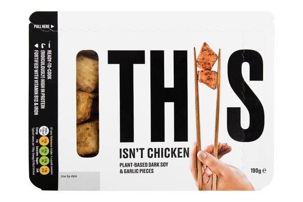 THIS - Isn't Chicken Plant-Based Soy & Garlic Pieces 190g