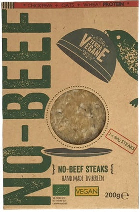 Terra Vegane Steaks - No Beef 200g