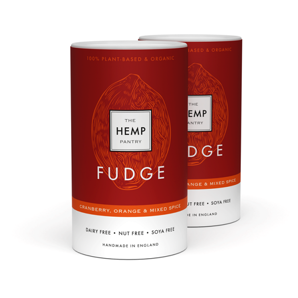 The Hemp Pantry Cranberry, Orange & Mixed Spice Fudge 175g