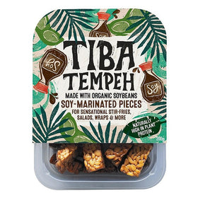 Tiba Tempeh Organic Soy-Marinated Tempeh Pieces 200g