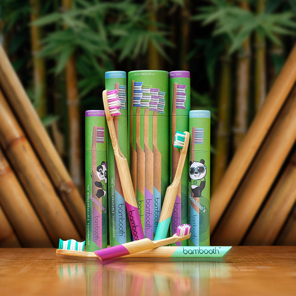 Bambooth Kids Bambino Bamboo Toothbrush - Sea Blue