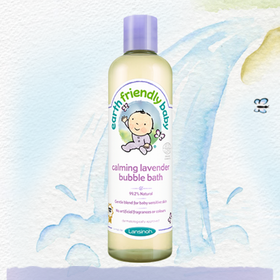 Earth Friendly Baby Calming Lavender Bubble Bath 300ml