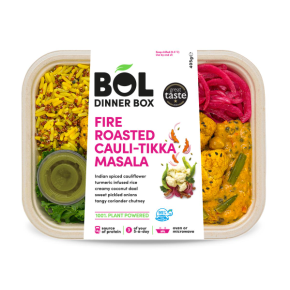BOL Fire Roasted Cauli-Tikka Masala Dinner Box 405g