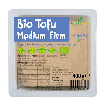 Well Well Medium Firm Bio Tofu 400g