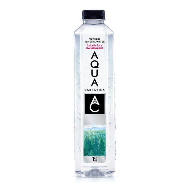 AQUA Carpatica Sodium-Free Still Natural Mineral Water 1Ltr (6pk)