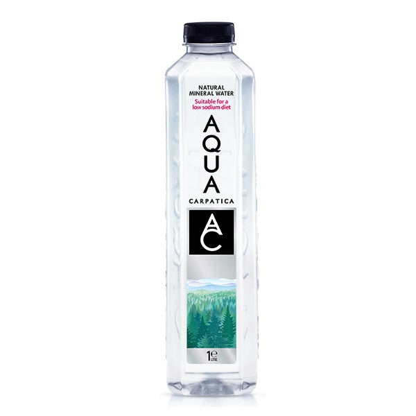 AQUA Carpatica Sodium-Free Still Natural Mineral Water 1Ltr (2pk)