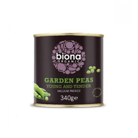 Biona Organic Young and Tender Garden Peas 340g