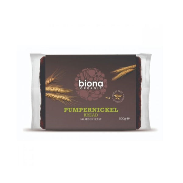 Biona Organic Pumpernickel Bread 500g (9pk)
