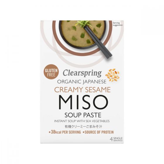 Clearspring Organic Instant Miso Soup Paste - Creamy Sesame 15g