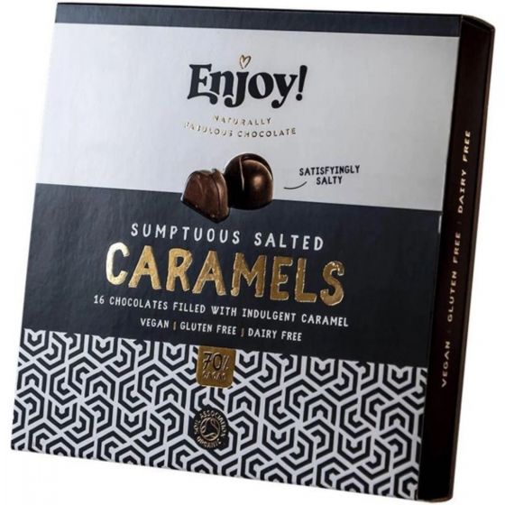 Enjoy! Sumptuous Salted Caramels Filled Chocolates Box 16 144g